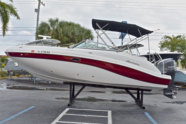 Thumbnail 4 for Used 2016 Hurricane SunDeck SD 2486 OB boat for sale in West Palm Beach, FL