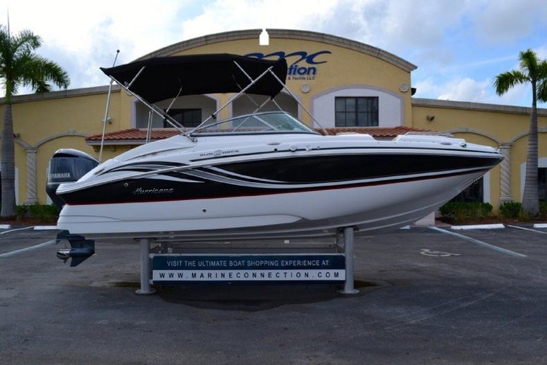 New 2013 Hurricane SunDeck SD 2200 DC OB boat for sale in West Palm Beach,  FL (#0126), New & Used Boat Dealer