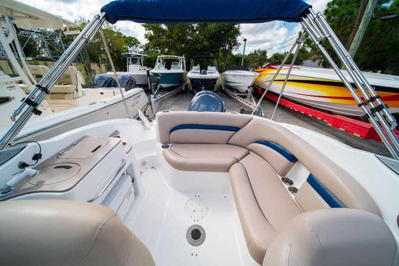 Thumbnail 8 for Used 2013 Hurricane SunDeck SD 2400 OB boat for sale in West Palm Beach, FL