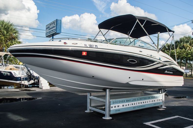 Thumbnail 3 for Used 2014 Hurricane SunDeck SD 2200 DC OB boat for sale in West Palm Beach, FL