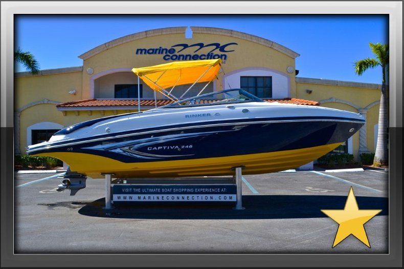 Thumbnail 102 for Used 2009 Rinker 246 Captiva Bowrider boat for sale in West Palm Beach, FL
